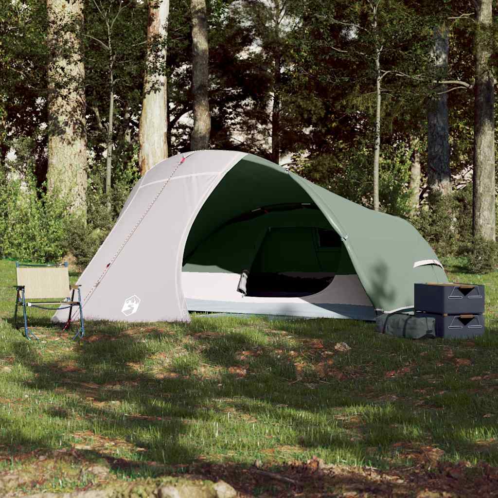 Vidaxl Dome Tent Green impermeabile per 4 persone