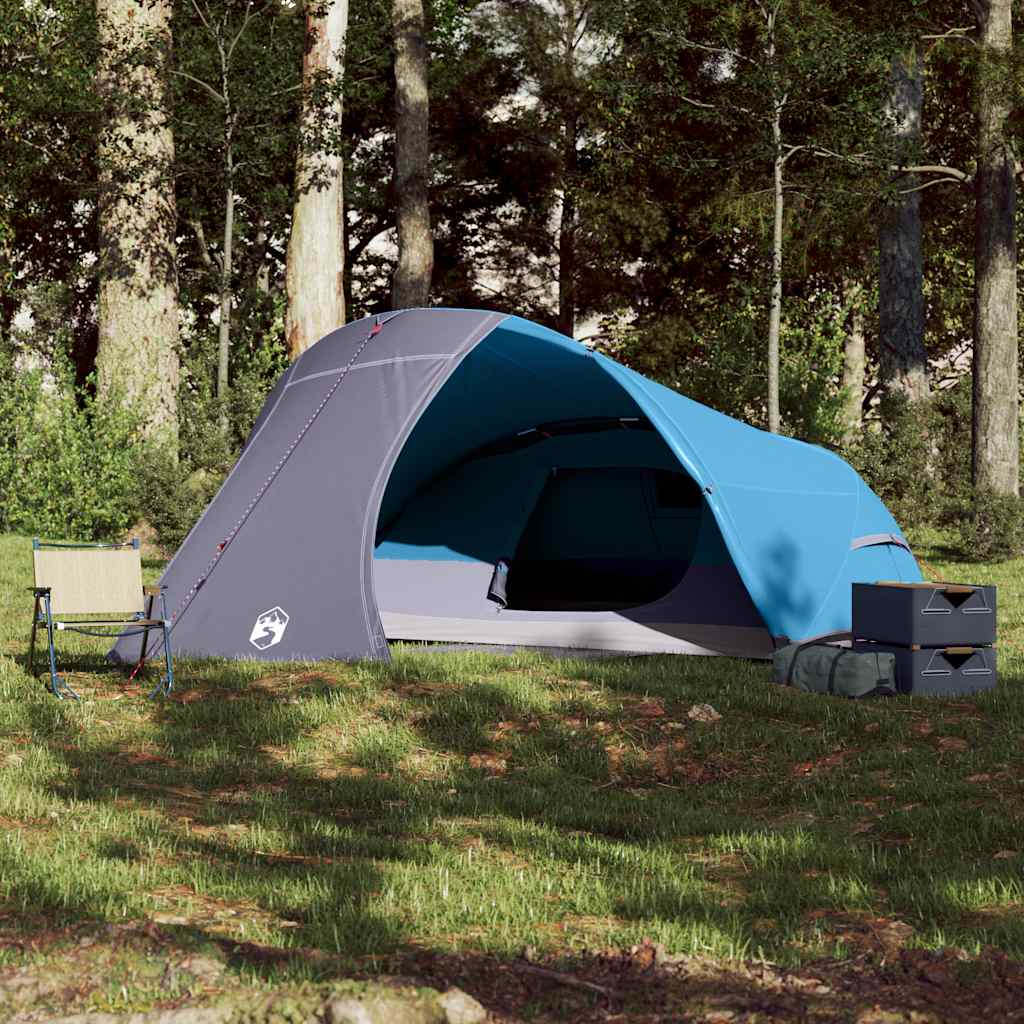 Vidaxl Dome tent 4-person waterproof blue