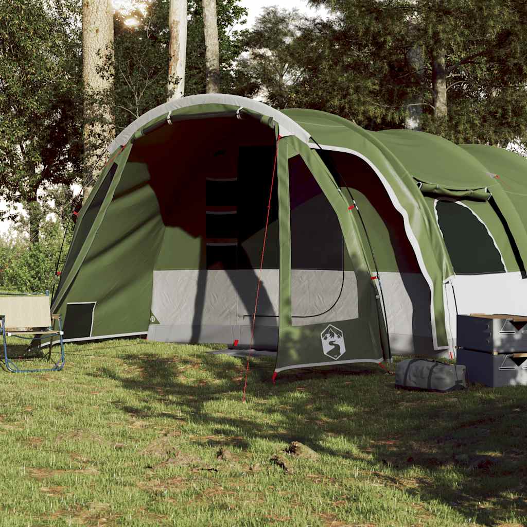 Vidaxl Tunnel tent 8-person Waterproof Green