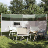 VidaXL Windschutzscheibe Camping wasserdicht 366x152x152 cm grün