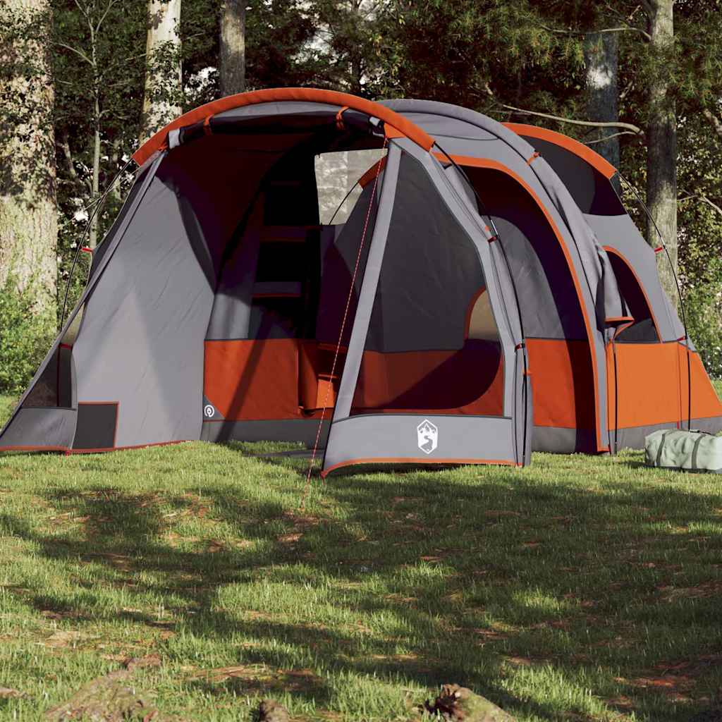 Vidaxl Tunnel tent 4-person waterproof gray