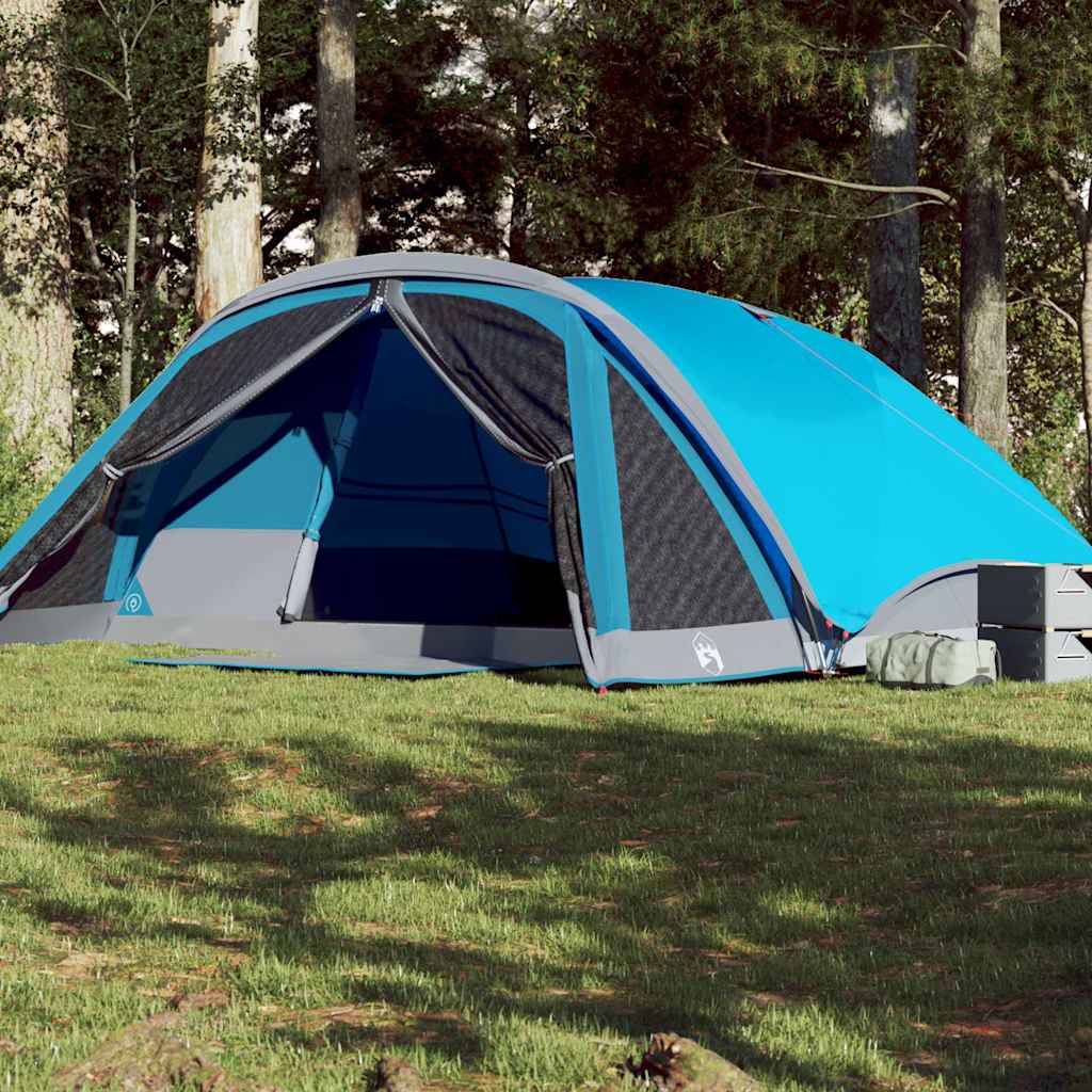 Vidaxl Family 6 Person Blue imperméable