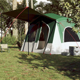 Vidaxl Tent à 5 personnes étanche verte