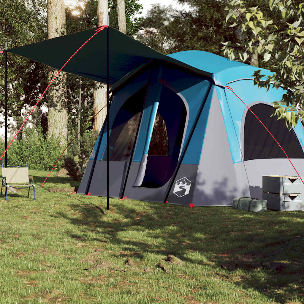 Vidaxl Tent 5-person waterproof blue