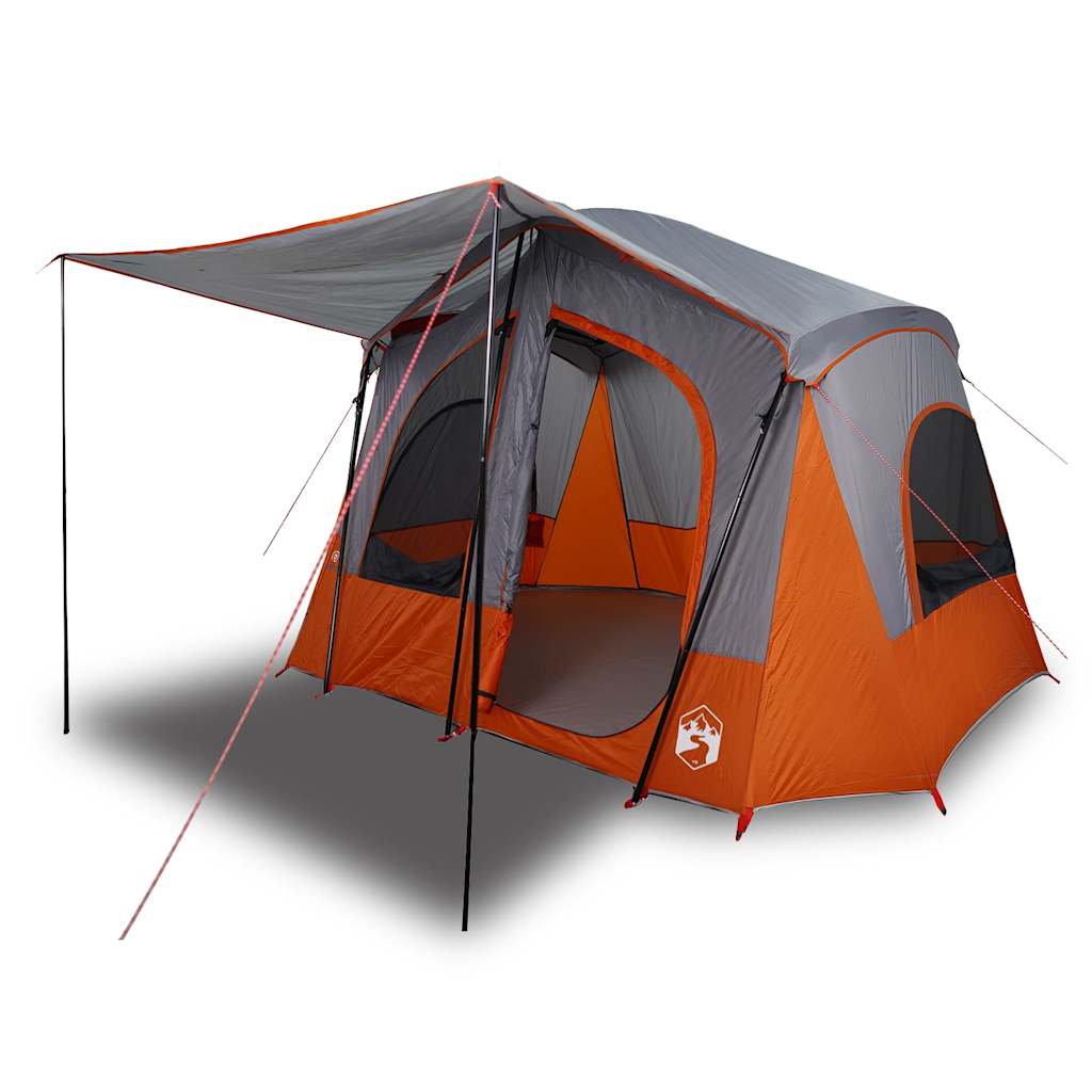 Vidaxl Tent 5-person waterproof gray and orange