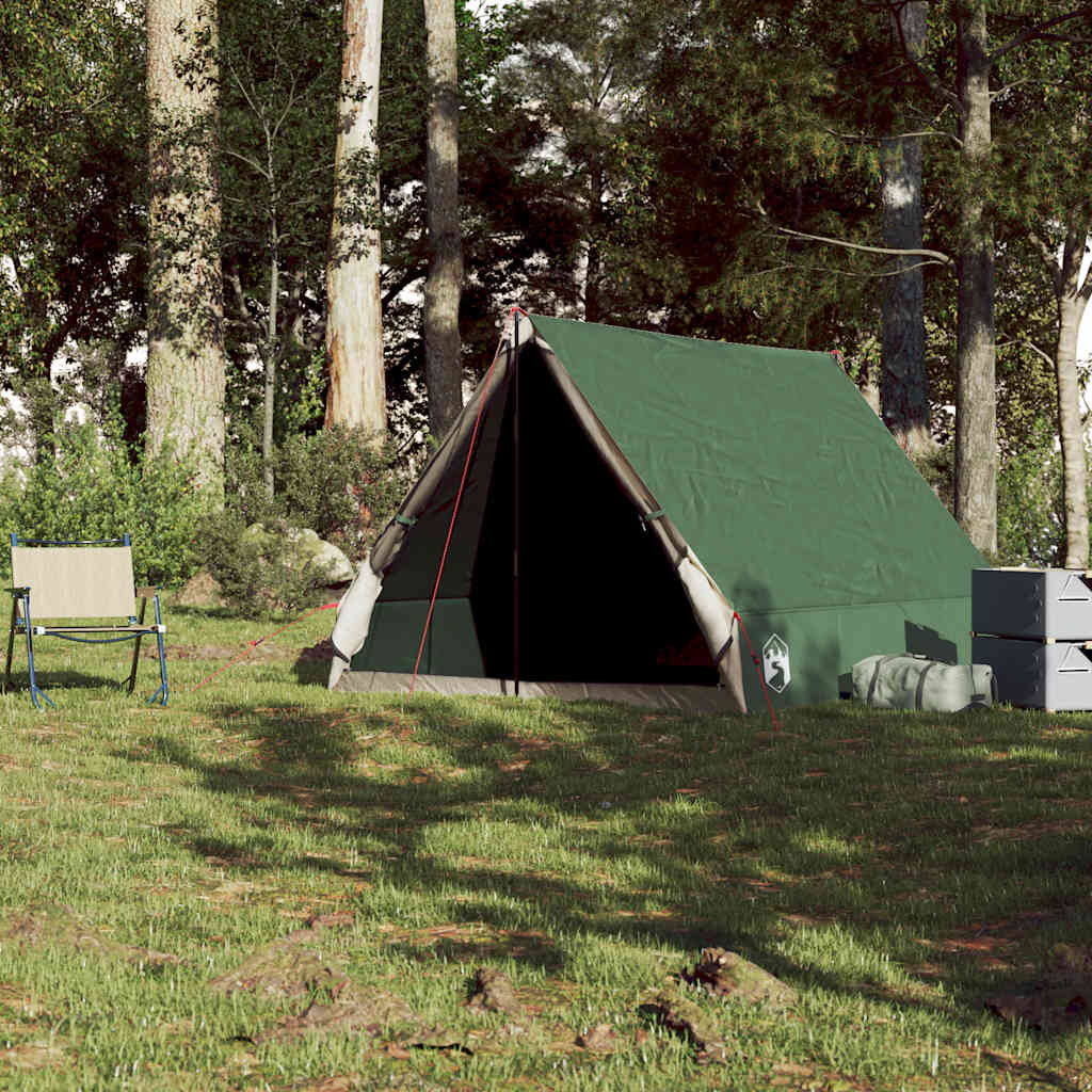 Vidaxl zidderen a-Frame 2-Persoun waasserdicht gréng