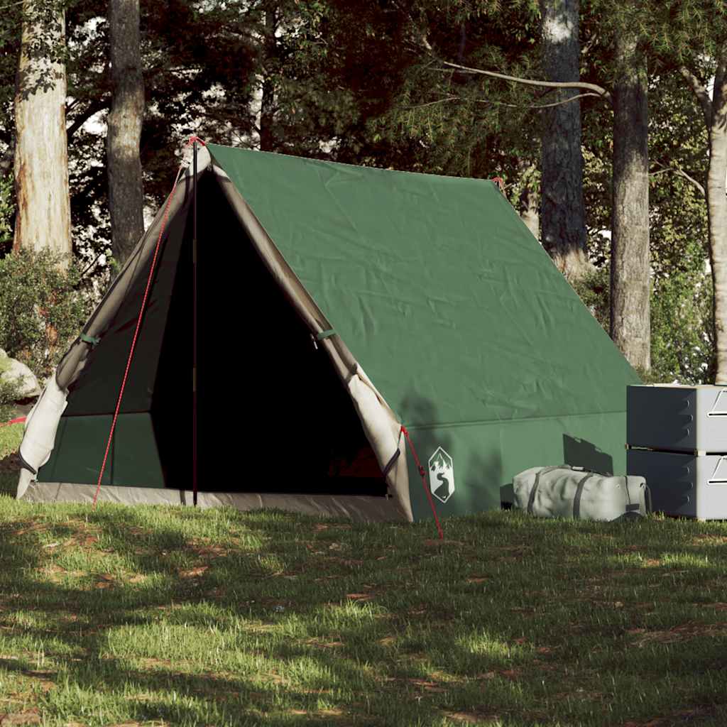 VidaXL Zelt A-Frame 2-Personen wasserdicht grün