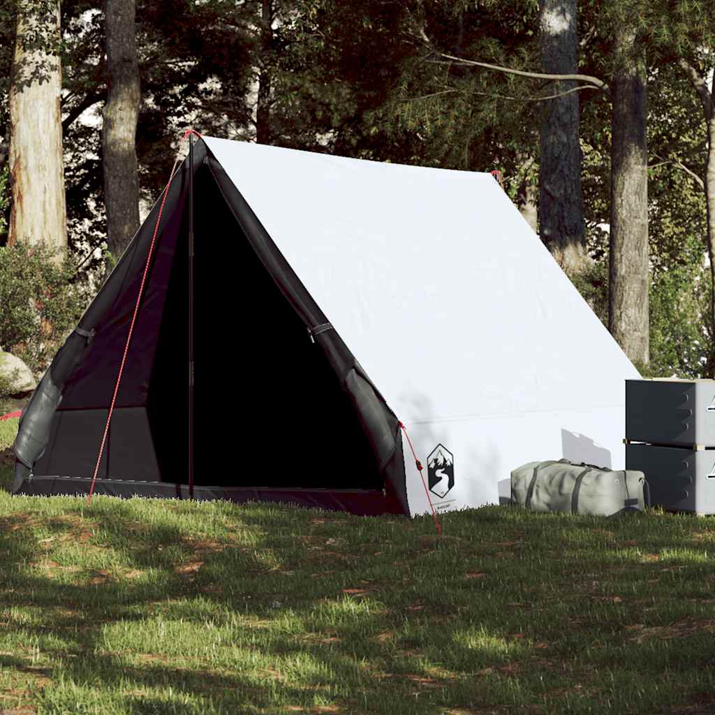 VidaXL Zelt A-Frame 2-Personen wasserdichter Verdunkelungsstoff weiß