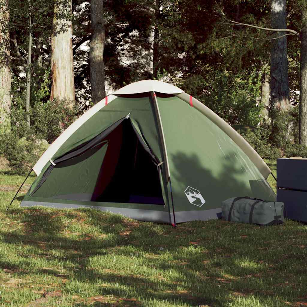 Vidaxl Dome Tenda Waterproof Green di 2 persone