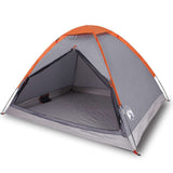 Vidaxl Dome Tent de 2 personas a prueba de agua y naranja