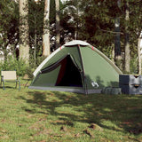 Vidaxl Dome Tent Green impermeabile per 4 persone