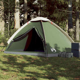 Vidaxl dome tente 4 personnes étanche verte