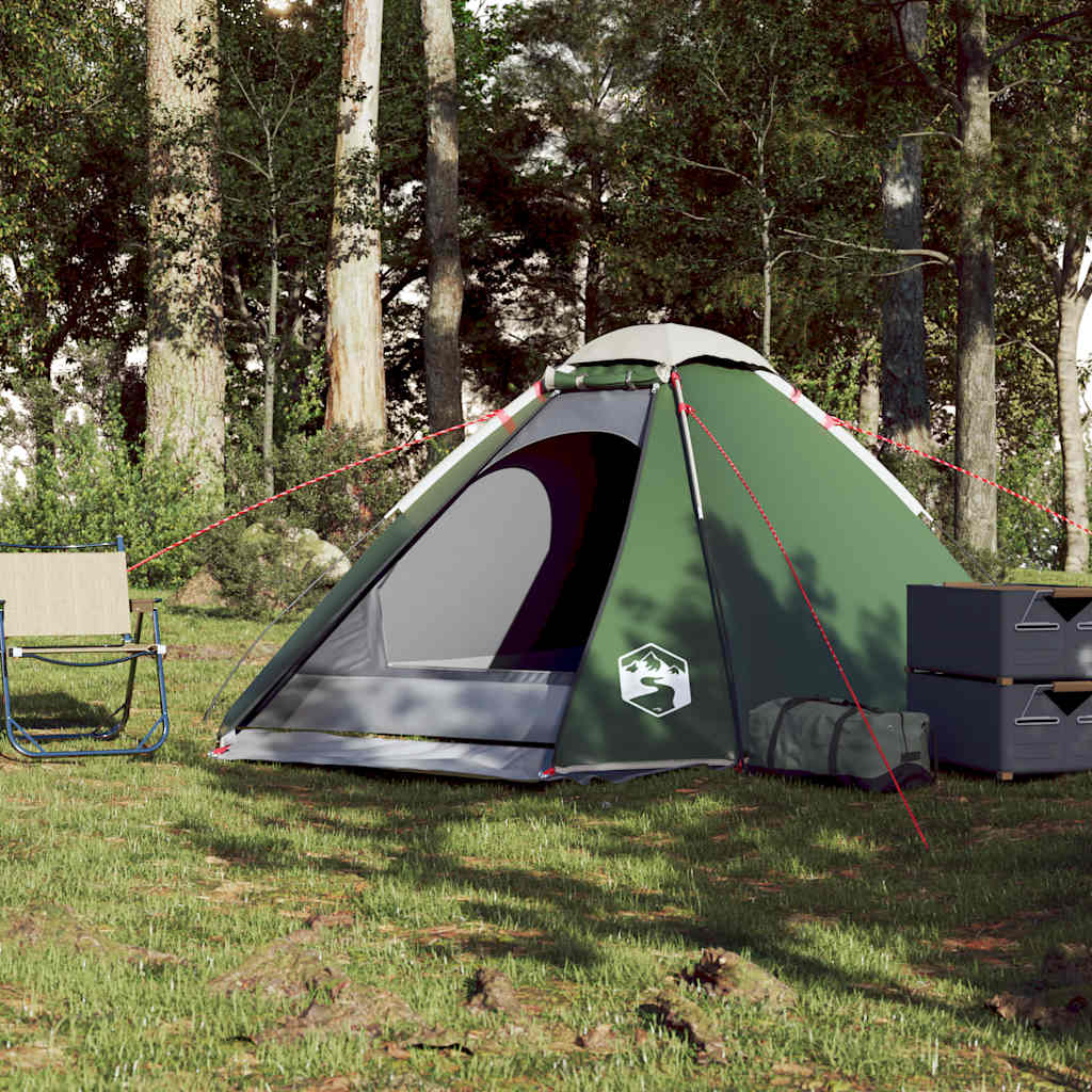 Vidaxl Dome tent 4-person waterproof green