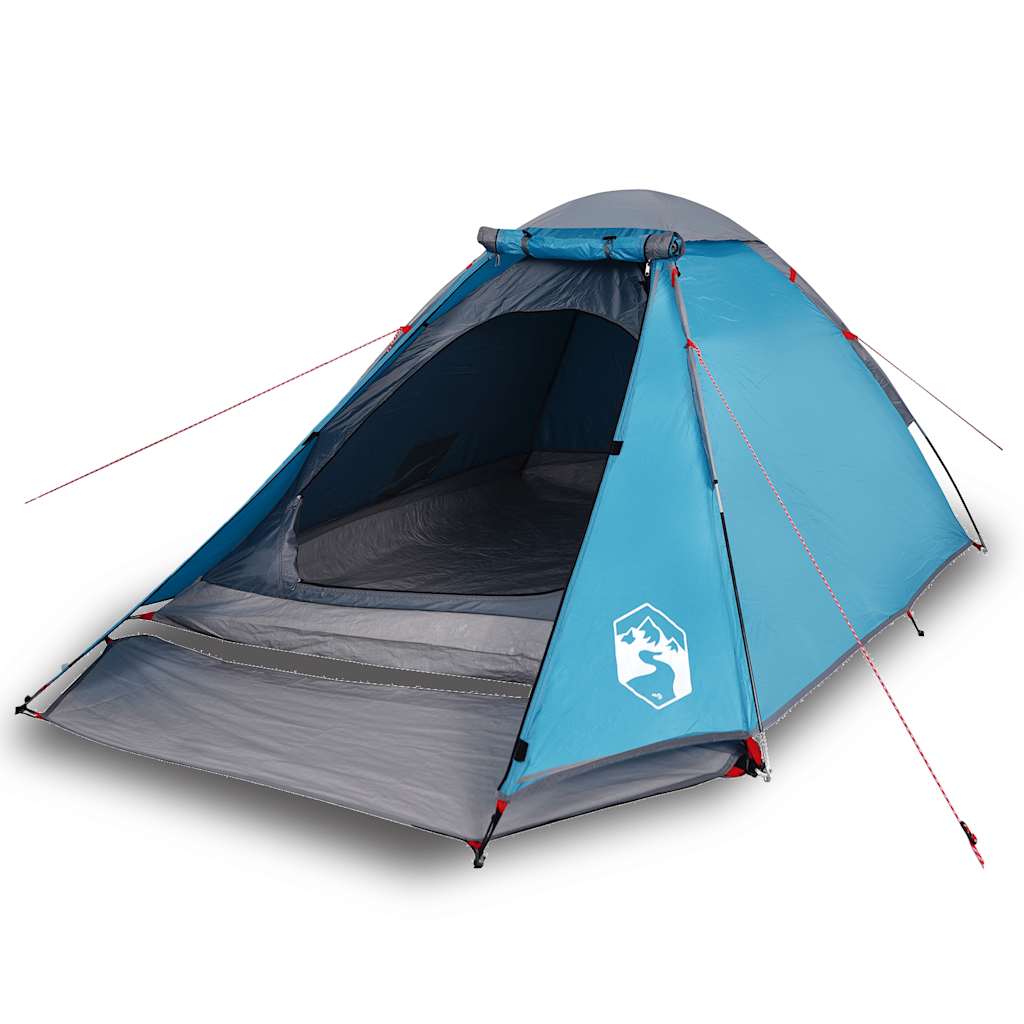 Vidaxl dome tente 4 personnes imperméables bleu