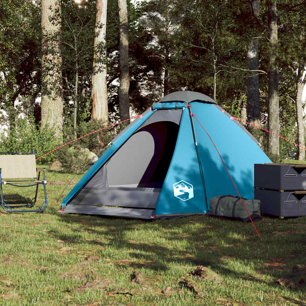 Vidaxl Dome Tent 4-Persona Blue impermeable