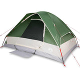 Vidaxl Dome Tent Green impermeabile per 4 persone