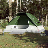 Vidaxl dome tente 4 personnes étanche verte