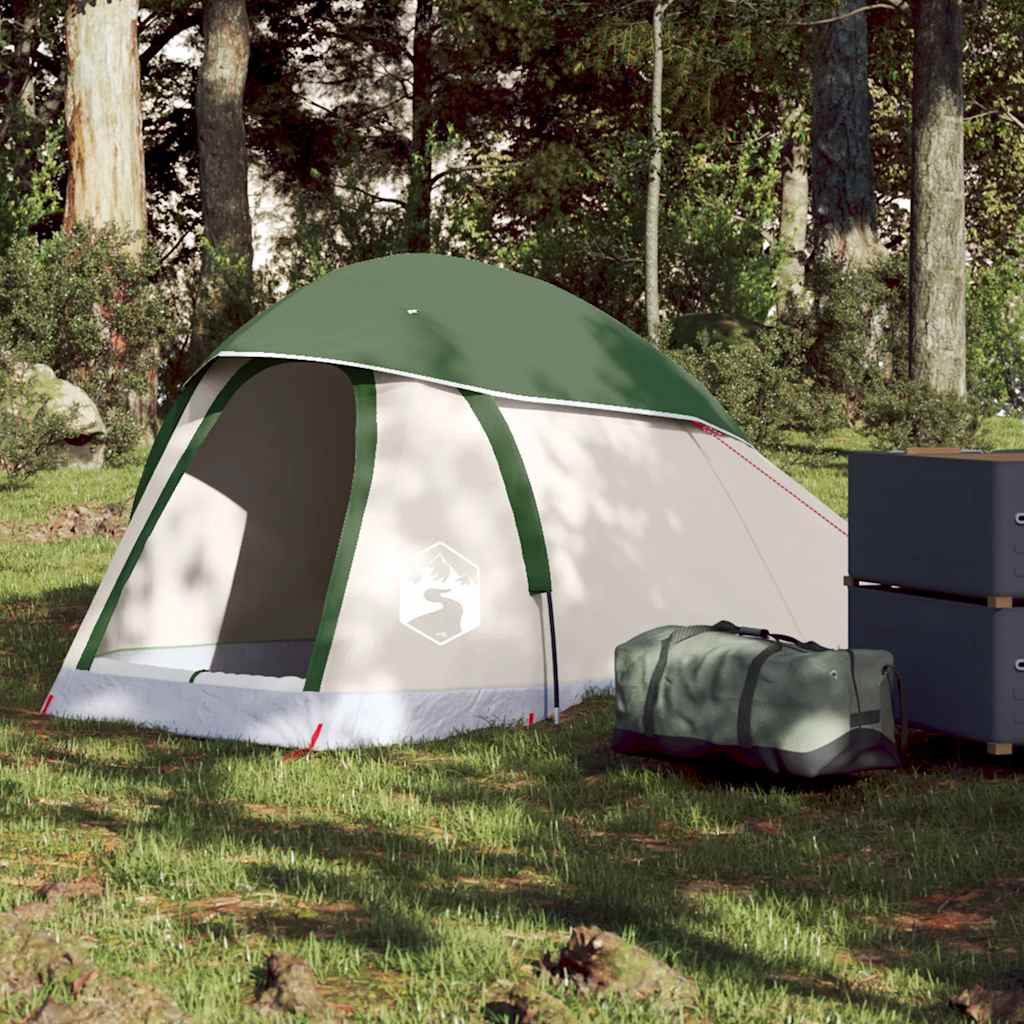 Vidaxl Dome tent 1-person Waterproof Green