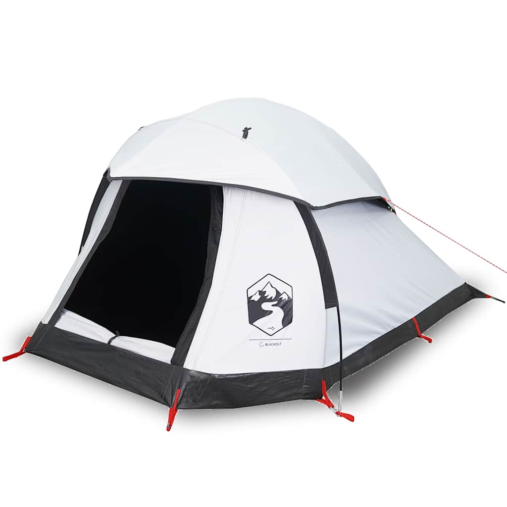 VidaXL Dome tent 1-person Waterproof Damning Fabric White