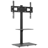 VidaXL TV standard corner model 2-layer for 32-65 inch black