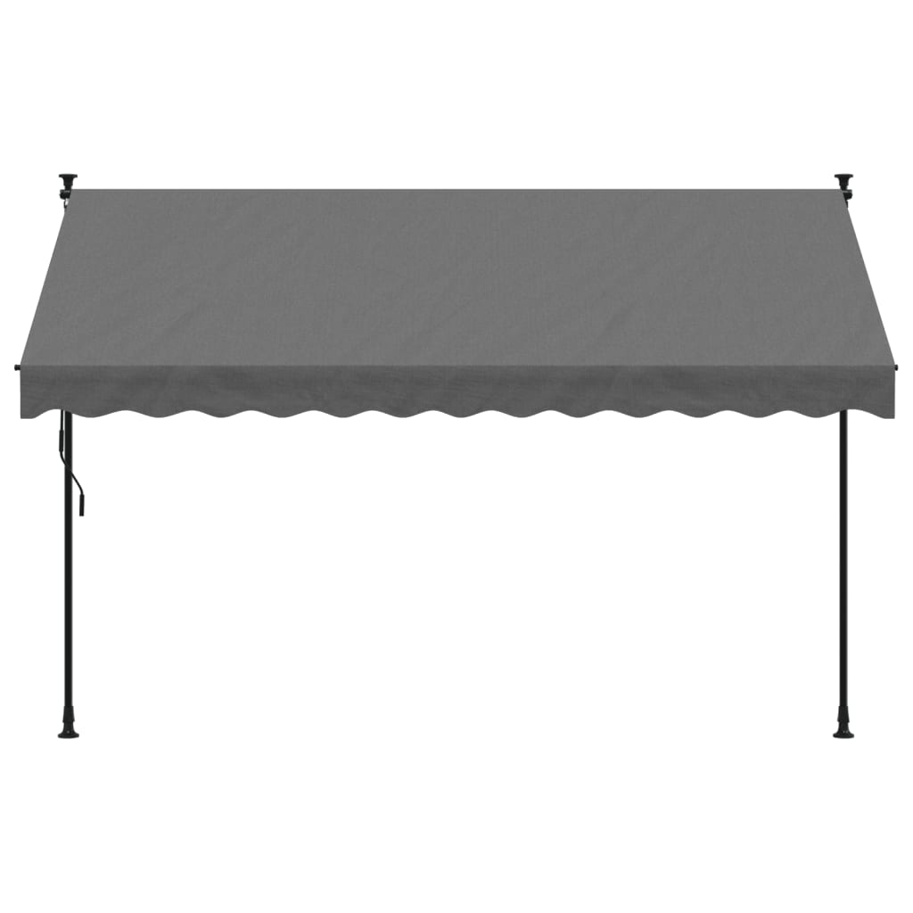 Vidaxl Laifel extensible 300x150 cm tissu et anthracite en acier -colore