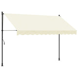 Vidaxl Lagiel verlängeren 300x150 cm Stoff a Stol Crème -Colored