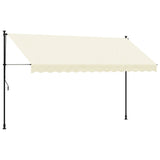 Vidaxl Laifel Udvideligt 350x150 cm stof og stålcreme -farvet