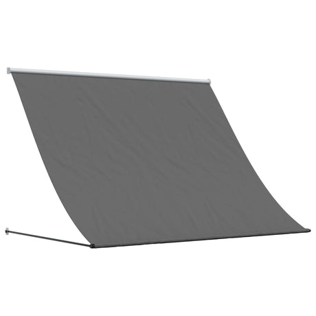 Vidaxx ausziehbare Markise 200x150 cm Stoff und Stahl Anthrazit
