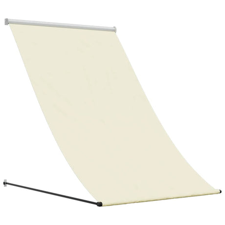 Vidaxx ausziehbare Markise 150x150 cm Stoff und Stahl cremefarben