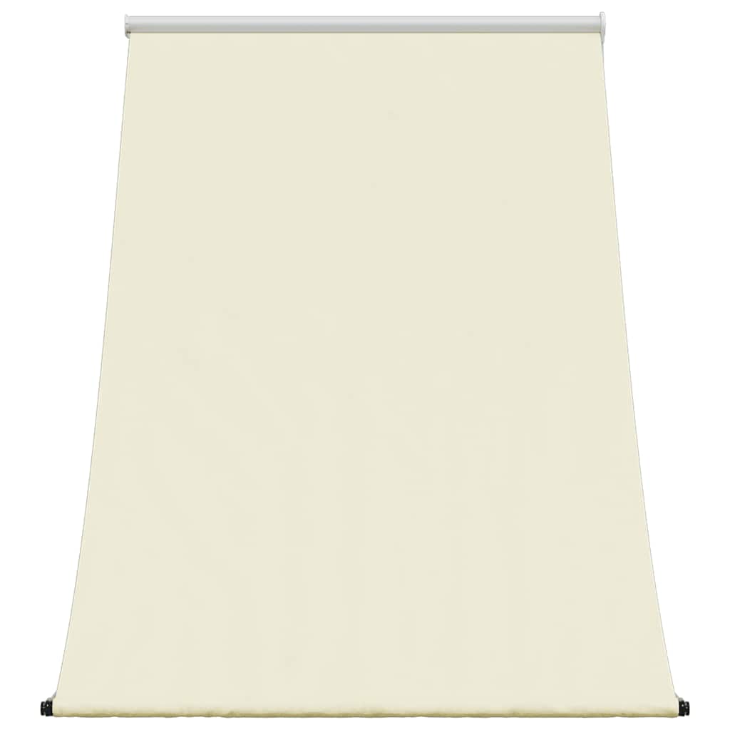 Vidaxx ausziehbare Markise 150x150 cm Stoff und Stahl cremefarben