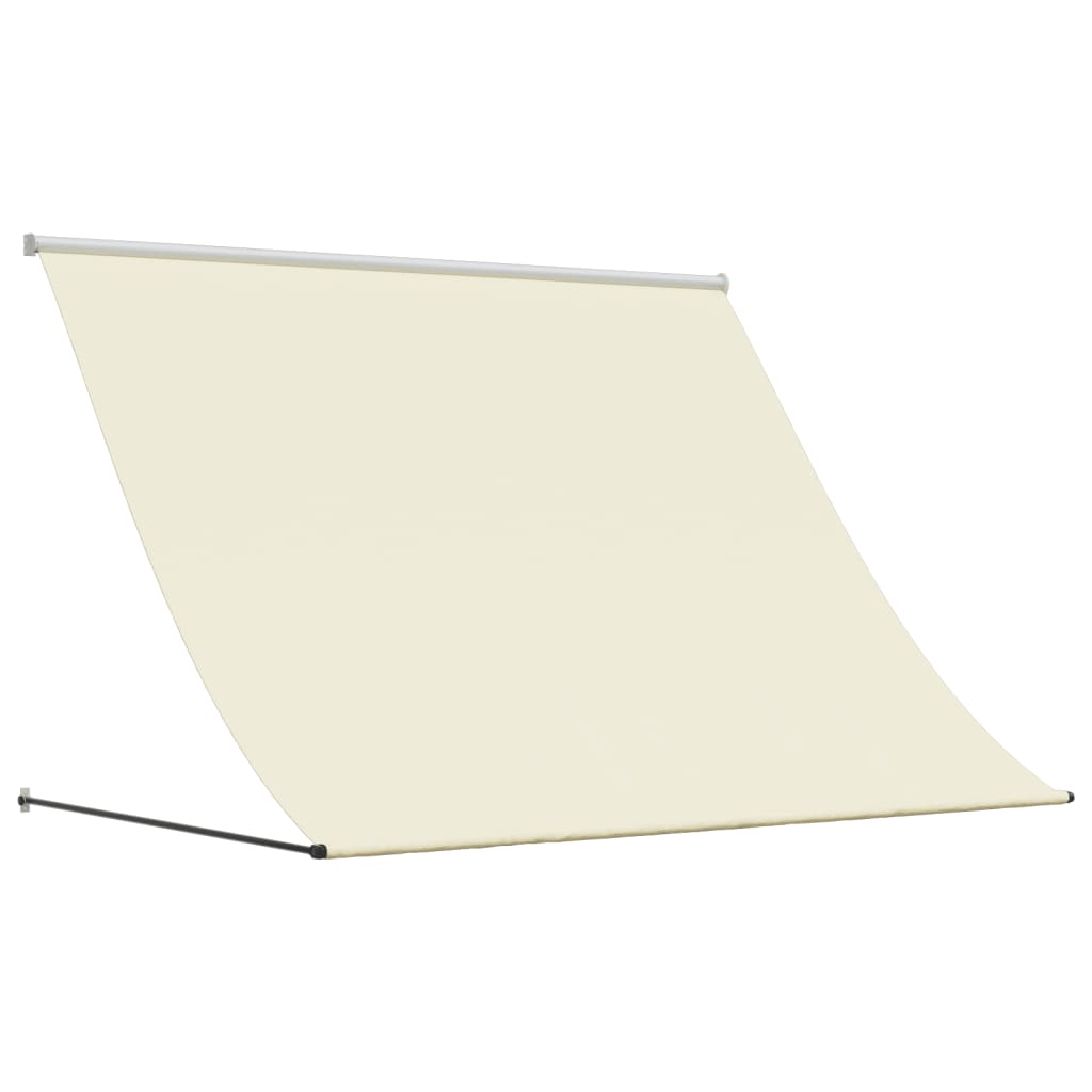 Vidaxl Luifel étend 200x150 cm de tissu et de crème en acier -colored