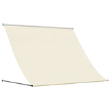 Vidaxx ausziehbare Markise 250x150 cm Stoff und Stahl cremefarben