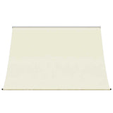 Vidaxx ausziehbare Markise 250x150 cm Stoff und Stahl cremefarben