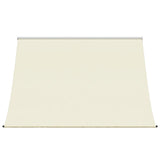 Vidaxl Luifel Extendable 250x150 cm fabric and steel cream -colored