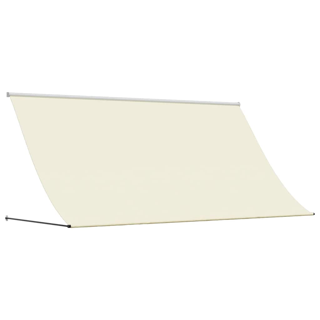 Vidaxx ausziehbare Markise 300x150 cm Stoff und Stahl cremefarben