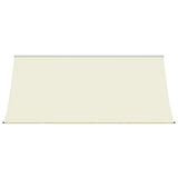 Vidaxx ausziehbare Markise 300x150 cm Stoff und Stahl cremefarben