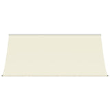 VIDAXL LAFEL Ausleitbar 300x150 cm Stoff und Stahlcreme -Verschärft