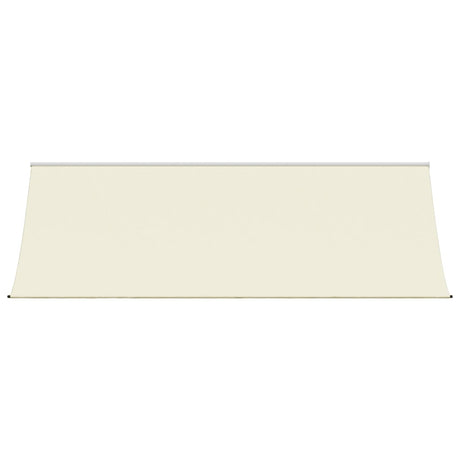 Vidaxx ausziehbare Markise 400x150 cm Stoff und Stahl cremefarben