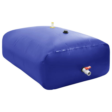VidaXL Wassertank mit Wasserhahn klappbar 2100 l PVC