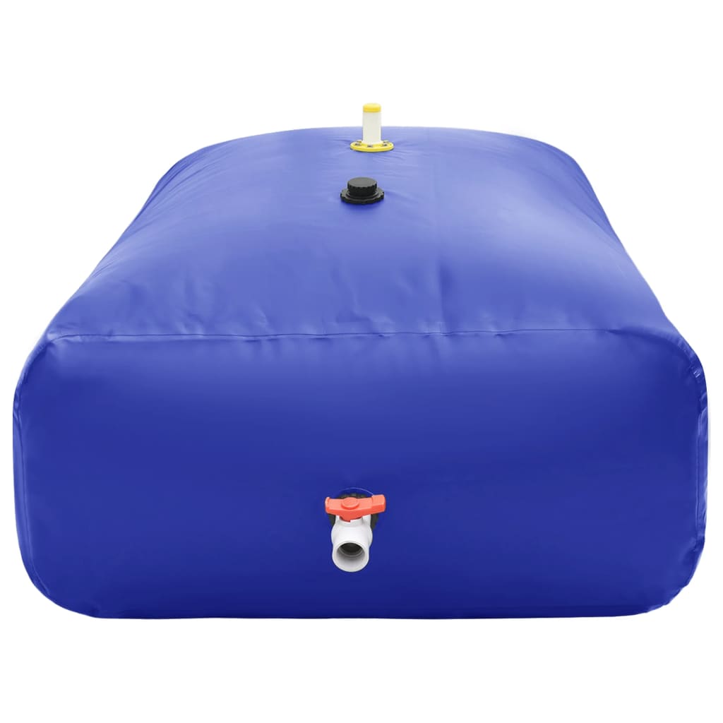 Vidaxl vanntank med kran sammenleggbar 5000 l PVC