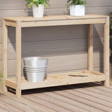 Vidaxx Pflanztisch mit Ablage 108x35x75 cm massives Kiefernholz