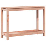 Table de Vidaxl Botto avec étagère 108x35x75 cm Douglashout solide