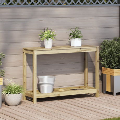 VidaXL Pflanztisch mit Ablage 108x35x75 cm Imprägniertes Kiefernholz