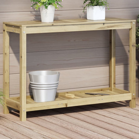 VidaXL Pflanztisch mit Ablage 108x35x75 cm Imprägniertes Kiefernholz