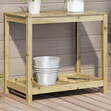 Vidaxx Pflanztisch mit Ablage 82,5x50x75 cm aus imprägniertem Kiefernholz