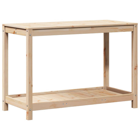 Vidaxx Pflanztisch mit Ablage 108x50x75 cm massives Kiefernholz