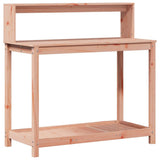 VidaXL Pflanztisch mit Regalen 108x50x109,5 cm aus massivem Douglas-Holz