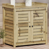 Vidaxx Pflanztisch mit Regalen 82,5x50x86,5 cm aus imprägniertem Holz