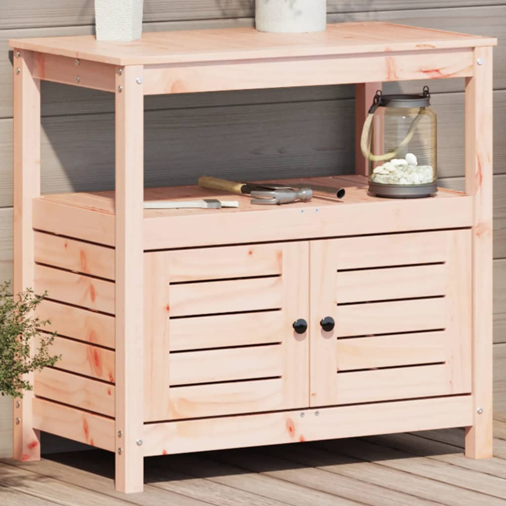 Vidaxx Pflanztisch mit Regalen 82,5x45x81 cm massives Douglas-Holz