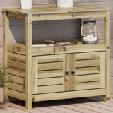 Vidaxx Pflanztisch mit Regalen 82,5x45x81 cm aus imprägniertem Holz